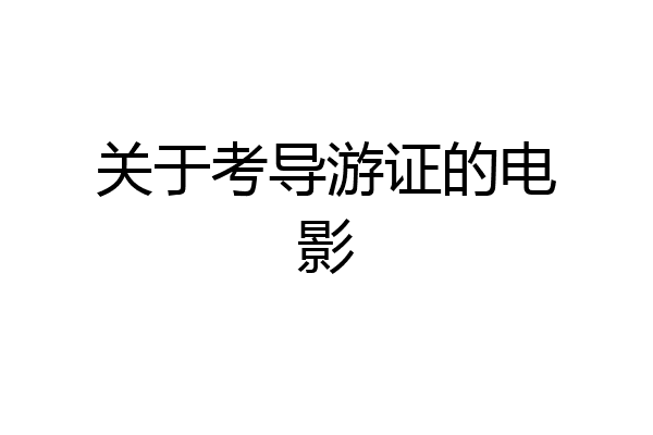 关于考导游证的电影