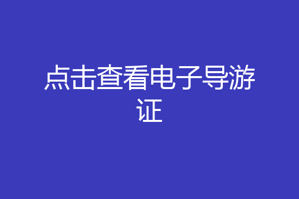 点击查看电子导游证