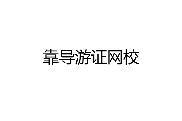 靠导游证网校