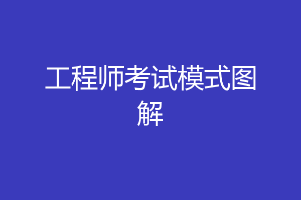 工程师考试模式图解