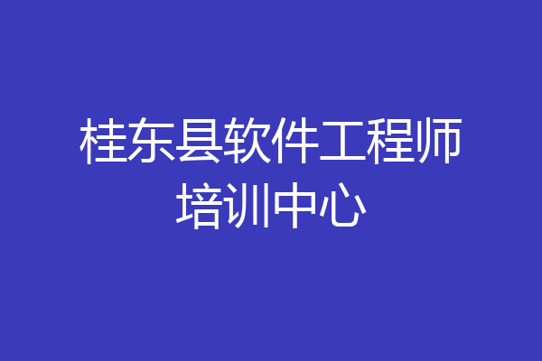 桂东县软件工程师培训中心