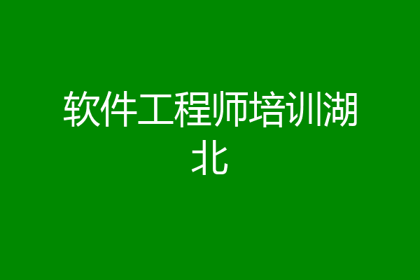 软件工程师培训湖北