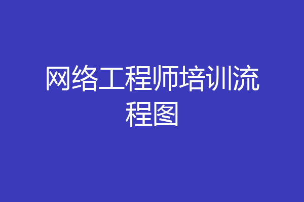 网络工程师培训流程图