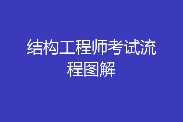 结构工程师考试流程图解