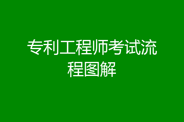专利工程师考试流程图解