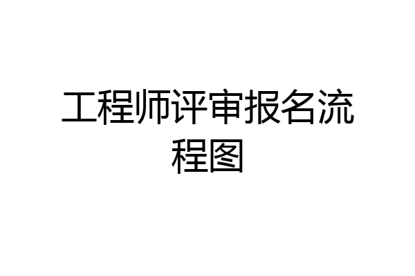 工程师评审报名流程图