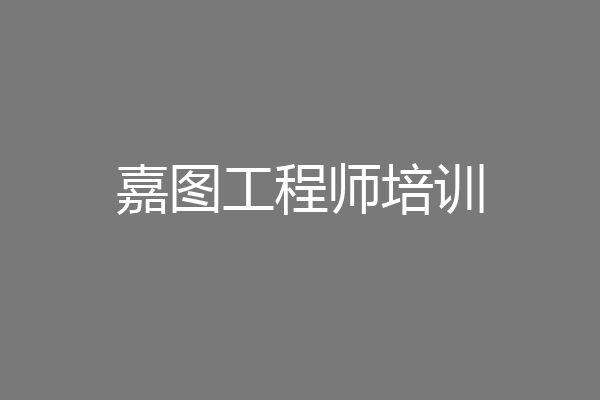 嘉图工程师培训