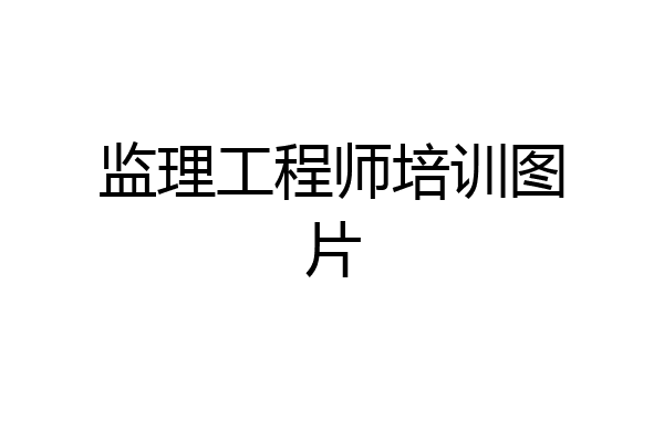 监理工程师培训图片