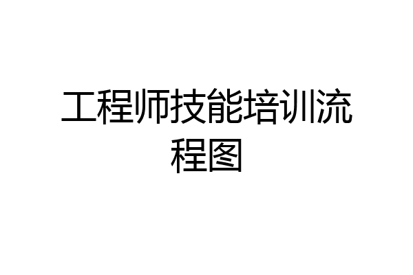 工程师技能培训流程图