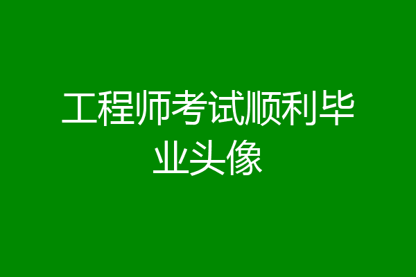 工程师考试顺利毕业头像