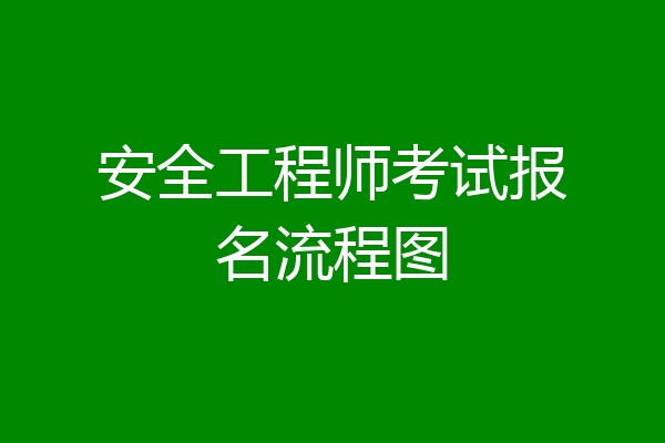 安全工程师考试报名流程图