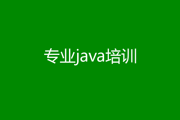 专业java培训