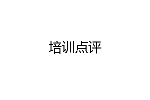 培训点评