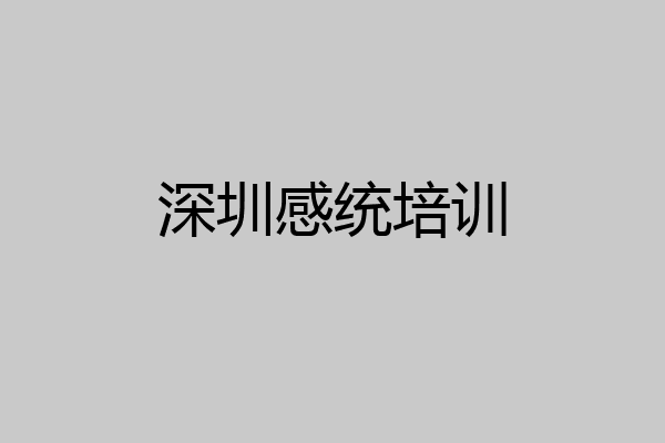 深圳感统培训