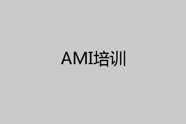AMI培训