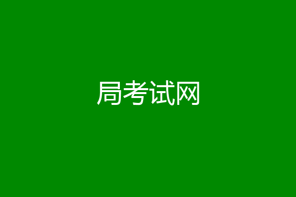 局考试网