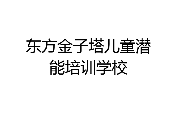 东方金子塔儿童潜能培训学校