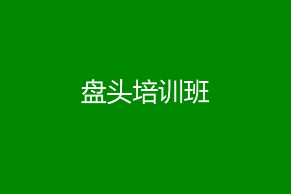 盘头培训班