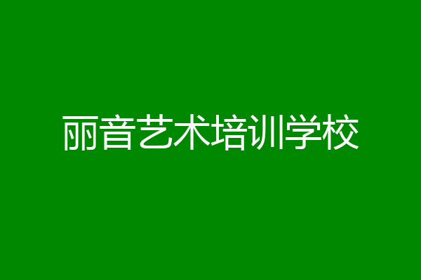 丽音艺术培训学校