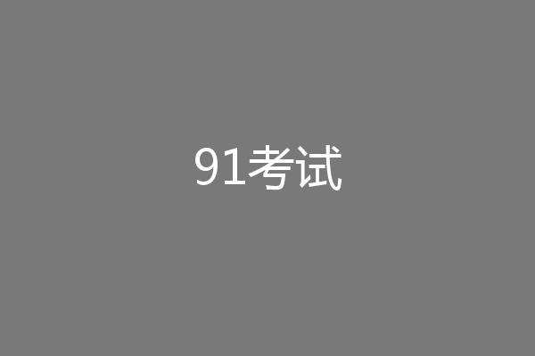 91考试
