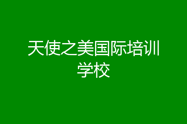 天使之美国际培训学校