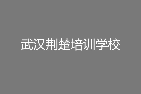 武汉荆楚培训学校