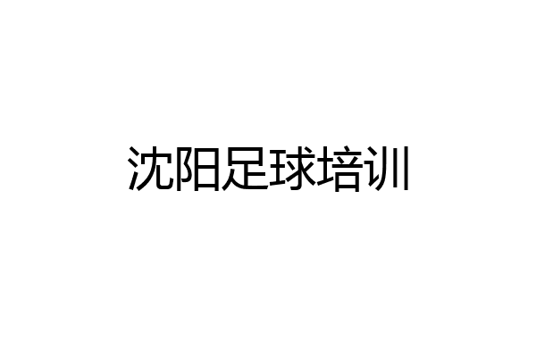 沈阳足球培训