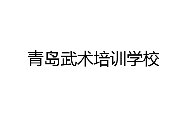 青岛武术培训学校
