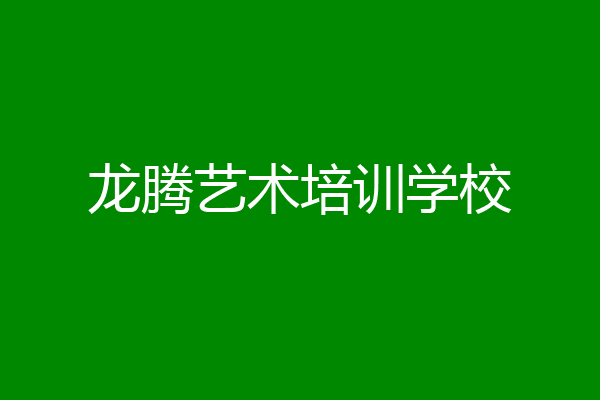 龙腾艺术培训学校