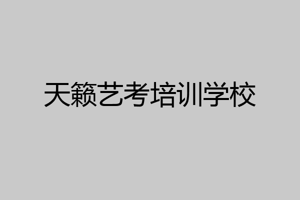 天籁艺考培训学校