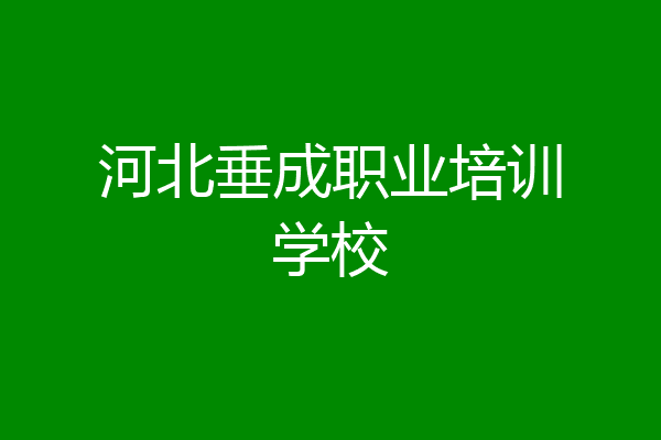 河北垂成职业培训学校
