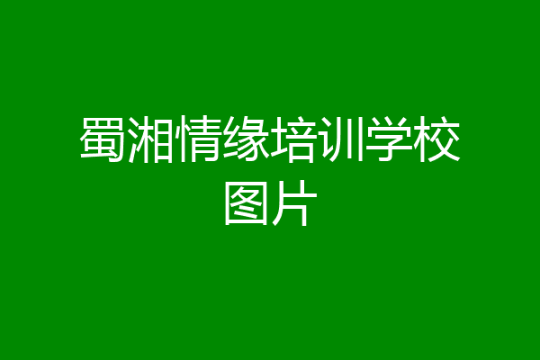 蜀湘情缘培训学校图片