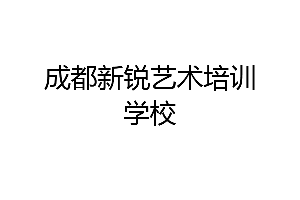 成都新锐艺术培训学校