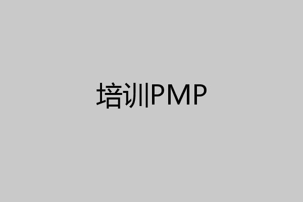 培训PMP