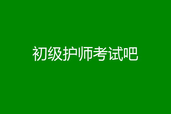 初级护师考试吧