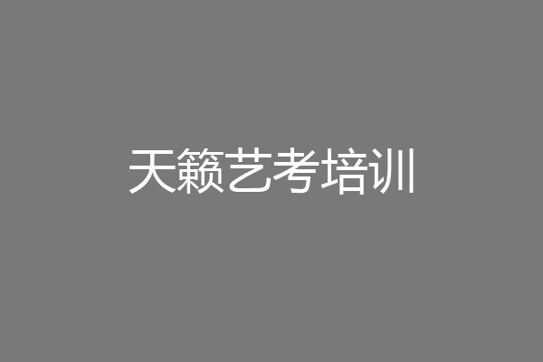 天籁艺考培训