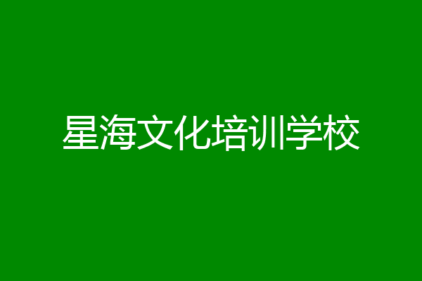 星海文化培训学校