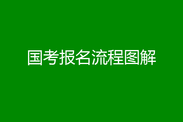 国考报名流程图解