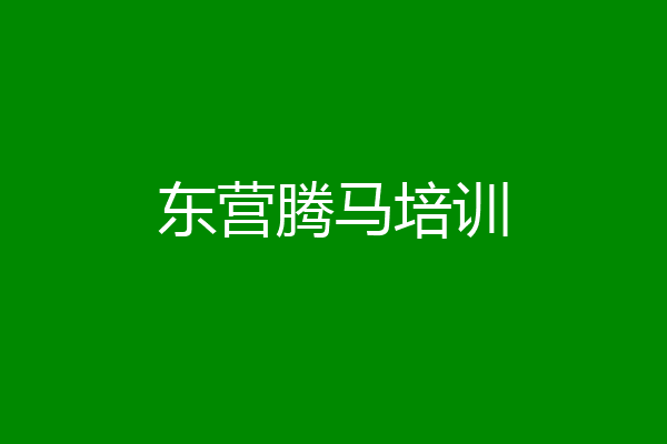 东营腾马培训