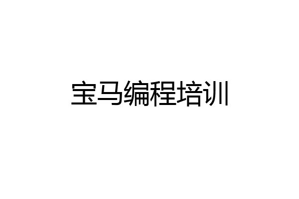 宝马编程培训
