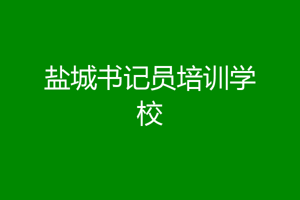 盐城书记员培训学校
