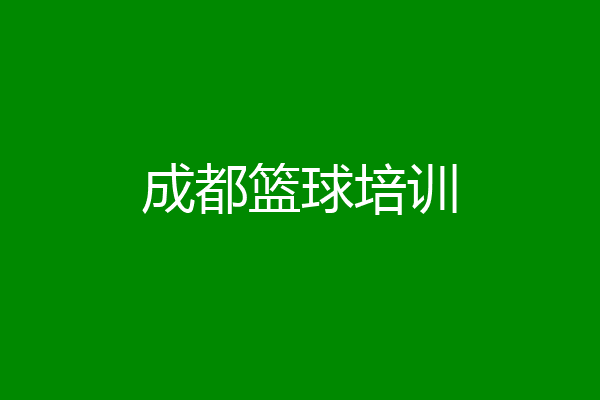 成都篮球培训