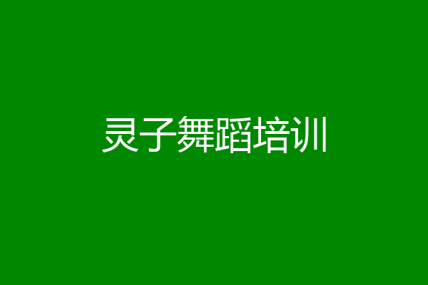 灵子舞蹈培训