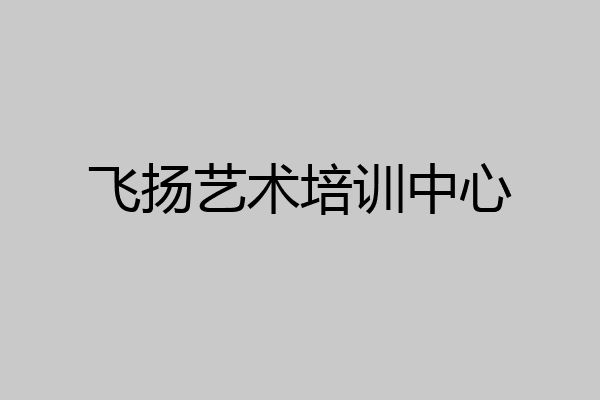 飞扬艺术培训中心