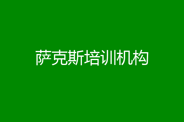 萨克斯培训机构