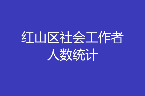 红山区社会工作者人数统计