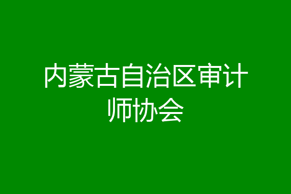 内蒙古自治区审计师协会