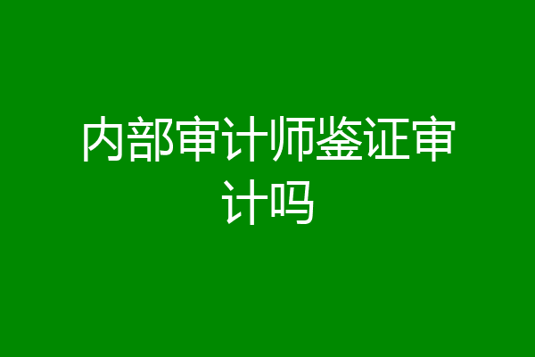 内部审计师鉴证审计吗