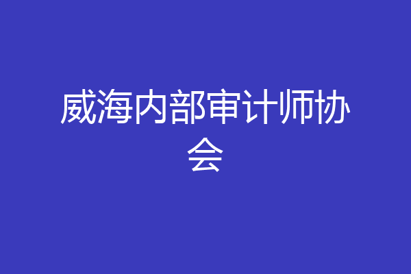 威海内部审计师协会