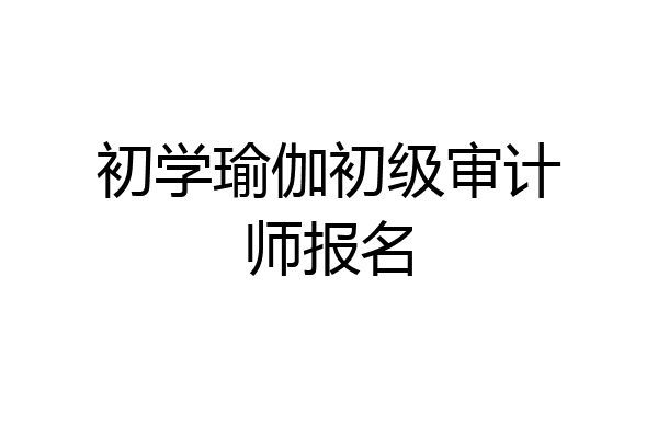 初学瑜伽初级审计师报名